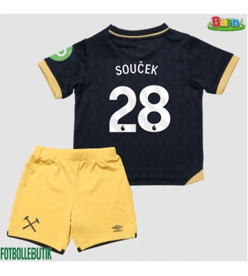 West Ham United Tomas Soucek #28 Tredjeställ Barn 2025-26 Kortärmad (+ Korta byxor)